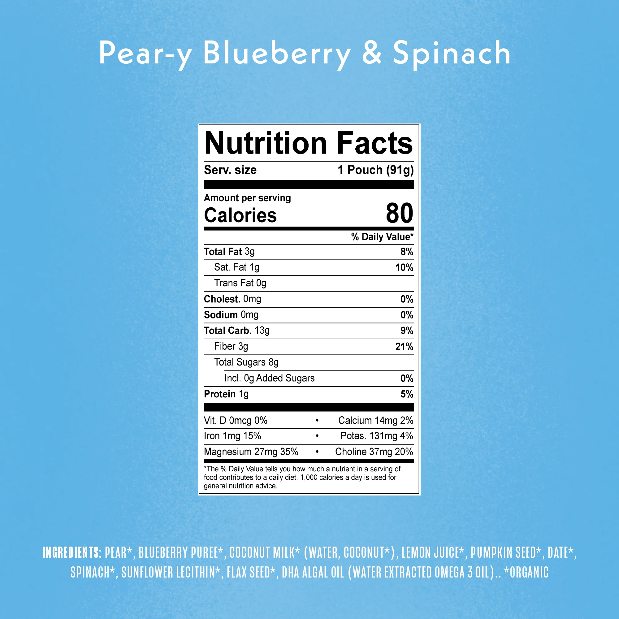 Pear-y Blueberry & Spinach Smart Blend - Image 5