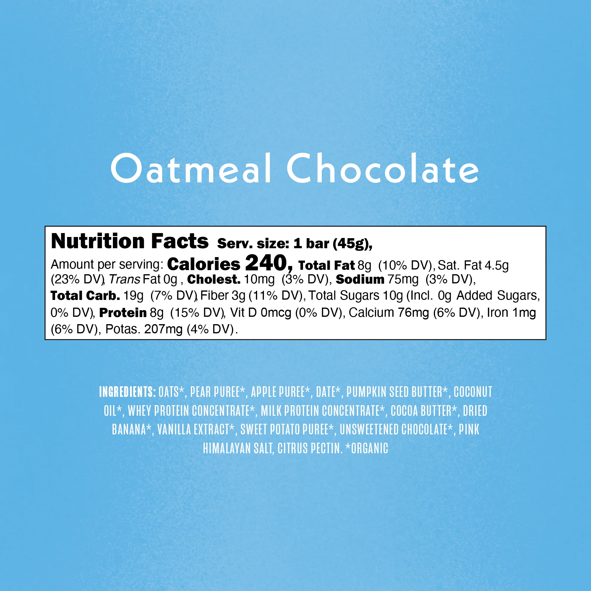 Refrigerated Protein Bar Oatmeal Chocolate One-Time Add-On - Image 3