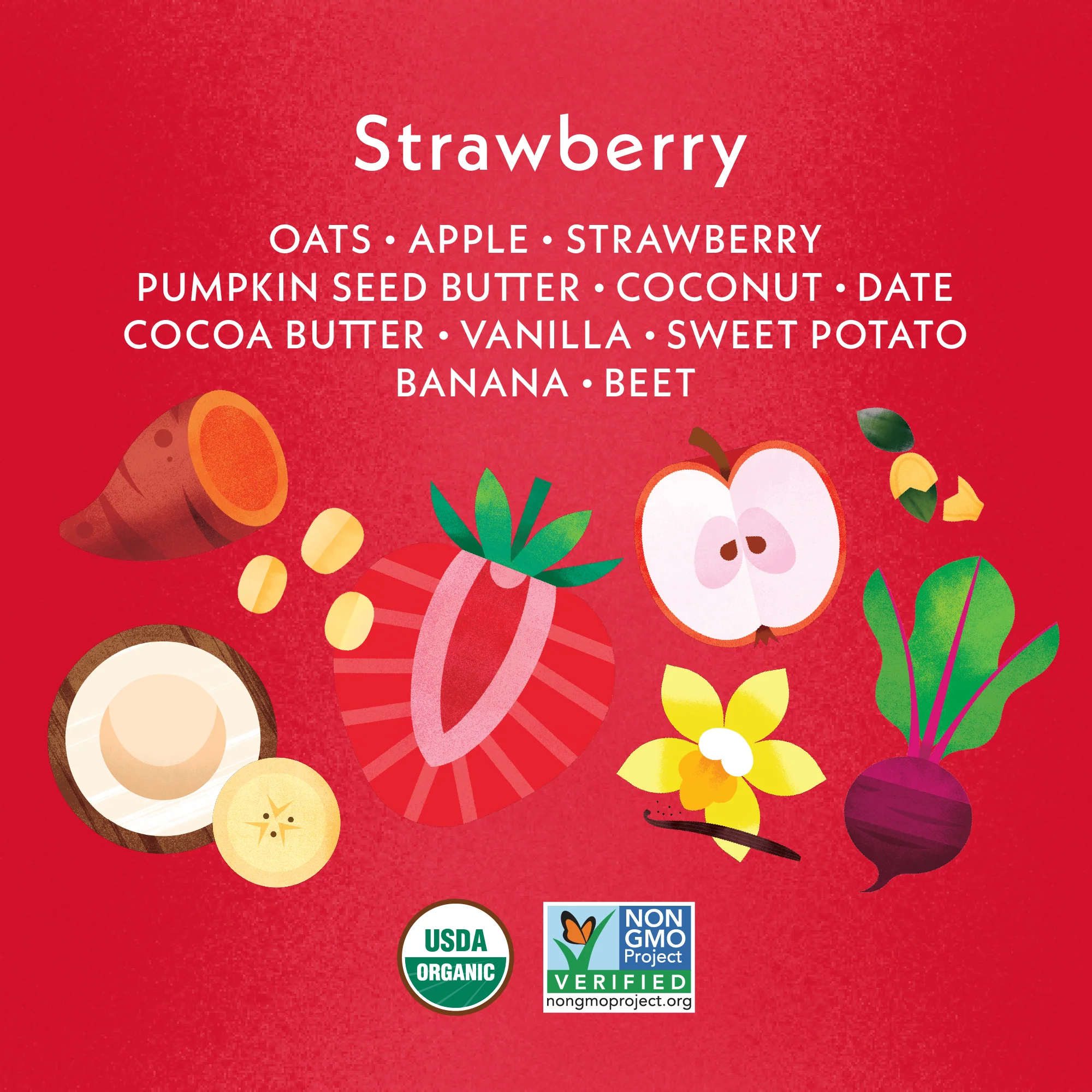 Strawberry Refrigerated Oat Bar - Image 3